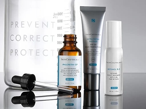 Skincare products for prevention, correction, and protection.